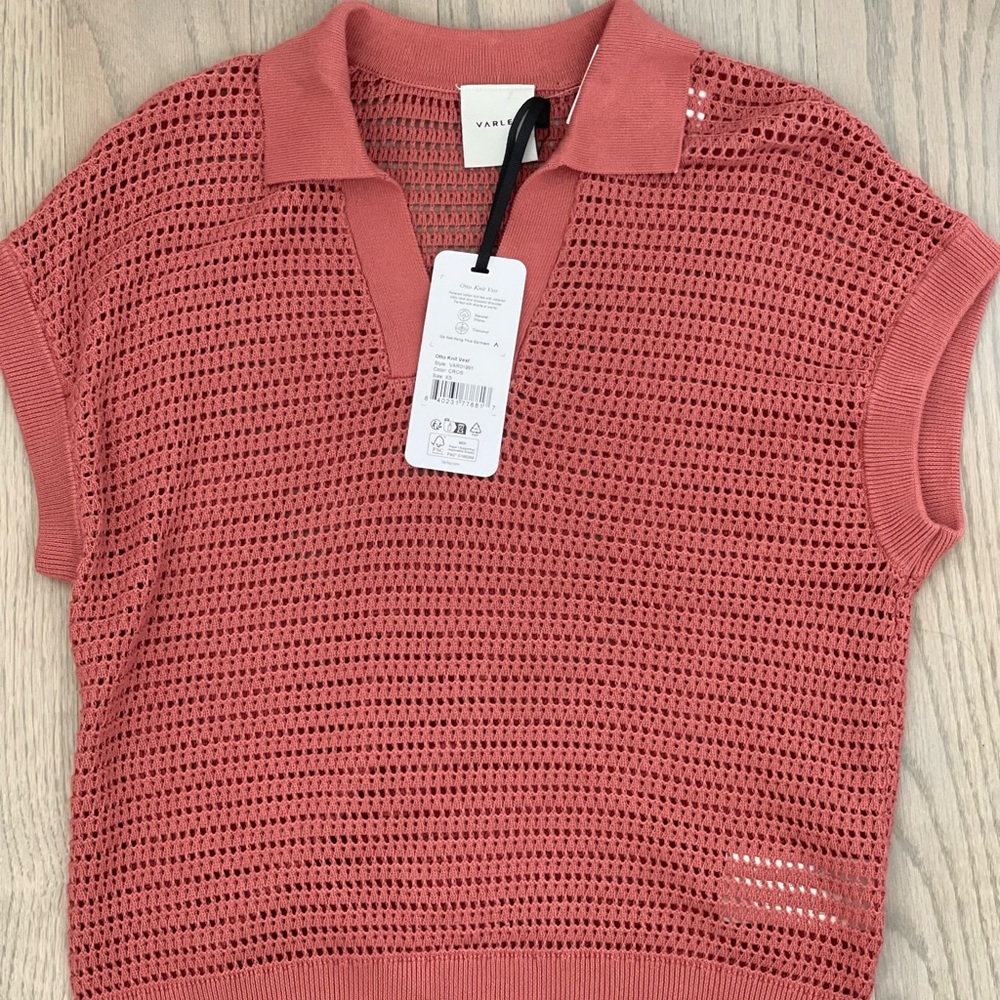 Varley Canyon Rose Otto Knit top